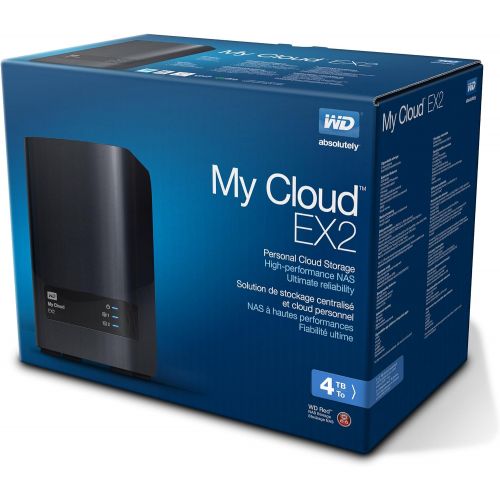  Western Digital WD 6TB My Cloud EX2 Network Attached Storage - NAS - WDBVKW0060JCH-NESN