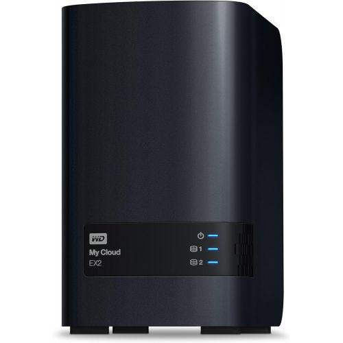  Western Digital WD 6TB My Cloud EX2 Network Attached Storage - NAS - WDBVKW0060JCH-NESN