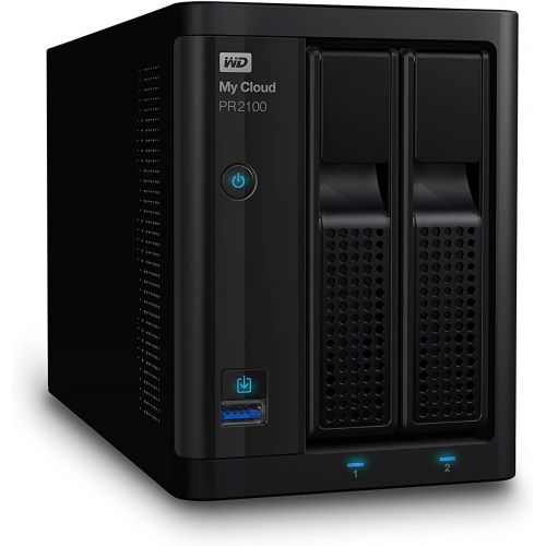  Western Digital WD 20TB My Cloud Pro Series PR2100 Network Attached Storage - NAS - WDBBCL0200JBK-NESN