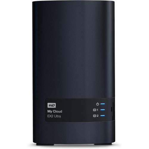  Western Digital WD 8TB My Cloud EX2 Ultra Network Attached Storage - NAS - WDBVBZ0080JCH-NESN