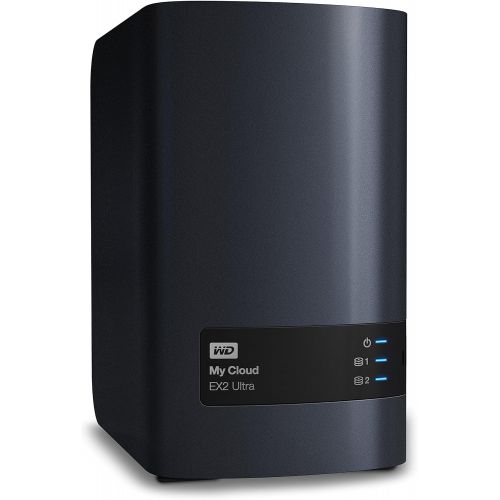 Western Digital WD 8TB My Cloud EX2 Ultra Network Attached Storage - NAS - WDBVBZ0080JCH-NESN