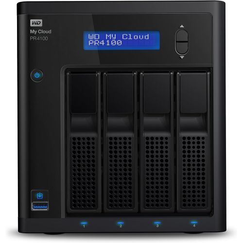  Western Digital WD Diskless My CloudPro Series PR4100 Network Attached Storage - NAS - WDBNFA0000NBK-NESN