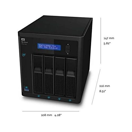  Western Digital WD Diskless My CloudPro Series PR4100 Network Attached Storage - NAS - WDBNFA0000NBK-NESN