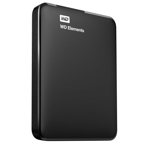  Western Digital WD 1TB WD Elements Portable USB 3.0 Hard Drive Storage (WDBUZG0010BBK-EESN)