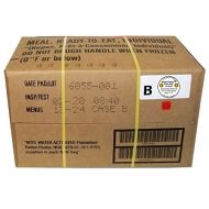 Western Frontier MRE 2020 Inspection Date Case, 12 Meals with 2020 Inspection Date, 2017 Pack Date. Military Surplus Meal Ready to Eat. (B-Case)