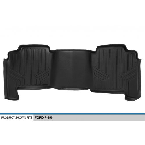  Westin MAXLINER Floor Mats 2nd Row Liner Black for 2004-2008 Ford F-150 SuperCrew/Lincoln Mark LT