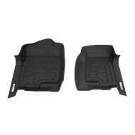 Westin Wade 72-110030 Black Sure-Fit Front Right and Left Molded Floor Mat Set - 1 Pair