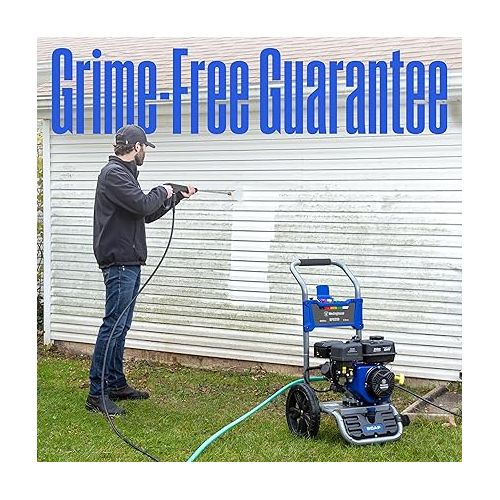  Westinghouse WPX3200 Gas Pressure Washer, 3200 PSI and 2.5 Max GPM, Onboard Soap Tank, Spray Gun and Wand, 5 Nozzle Set, for Cars/Fences/Driveways/Homes/Patios/Furniture