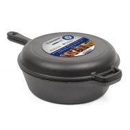Westinghouse WFL3CC Select Series Seasoned Cast Iron 3 Quart Dutch Oven with Skillet Lid