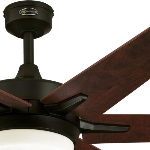  Westinghouse Lighting Cayuga 60-inch Ceiling Fan with LED Light Kit in Oil Rubbed Bronze