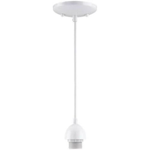  Westinghouse Lighting White 7028600 Single-Light Mini-Pendant Kit Finish