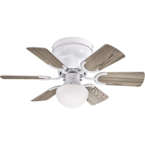  [아마존베스트]Westinghouse Lighting 7230800 Petite Indoor Ceiling Fan with Light, 30 Inch, White