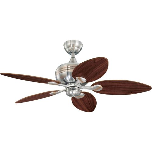  [아마존베스트]Westinghouse Lighting 7226520 Xavier Indoor Ceiling Fan with Light, 44 Inch, Brushed Nickel & Cop