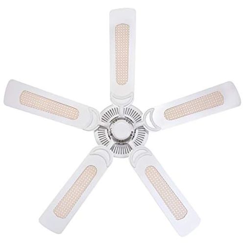  [아마존베스트]Westinghouse Lighting Lighting Monarch Westinghouse Ceiling FAN - 122 CM Diameter with Rotating blade: wicker / Pull Cord White 7826940