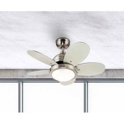  Westinghouse Lighting 7247500 Indoor Ceiling Fan 30 Brushed Nickel