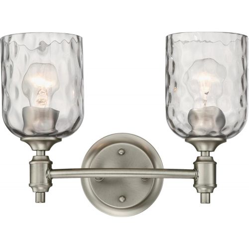  Westinghouse 6326300 Basset Six-Light Indoor Chandelier, Dark Pewter Finish with Smoke Grey Hammered Glass, 6