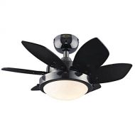 Westinghouse Lighting 24 Quince 6 Blade Ceiling Fan Finish: Gun Metal with Black/Graphite Blades