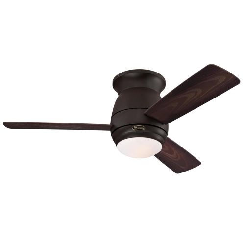  Westinghouse Westinghoue 7217800 Halley 44-Inch Oil Rubbed Bronze IndoorOutdoor Ceiling Fan, Dimmable LED Light Kit with Frosted Opal Glass, Remote Control Included