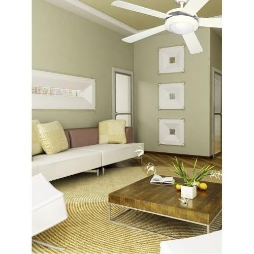  Westinghouse 7801765 Comet 52 Inch Ceiling Fan, White Finish