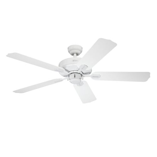  Westinghouse 7228000 Willow Breeze Five-Blade IndoorOutdoor Ceiling Fan, 52-Inch, White Finish