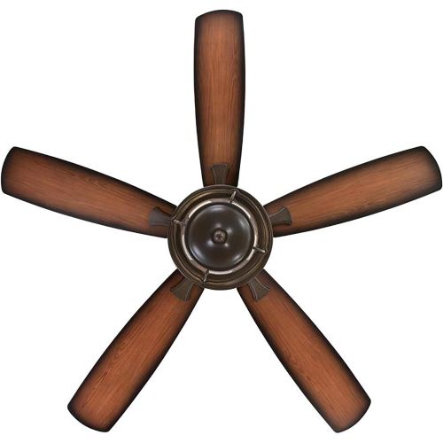  Westinghouse Lighting Ceiling Fan with Lights and Remote Control, Brentford 52 Inch Reversible ABS Blade Fan for Bedroom Home Living Decor, Home Cloth Included, Aged Walnut/Dark Ch