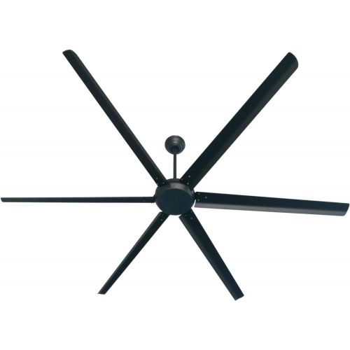  Westinghouse Lighting 7224800 Widespan Industrial Ceiling Fan with Remote, 100 Inch, Matte Black