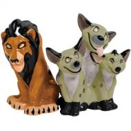 Westland Giftware Magnetic Ceramic Salt and Pepper Shaker Set, 3.25-Inch, Disney Scar and Hyenas, Set of 2