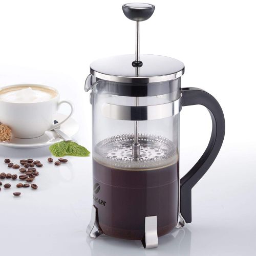  Westmark 24722260 Kaffeebereiter French Press Brasilia, 1000 ml, 18/8 Edelstahl