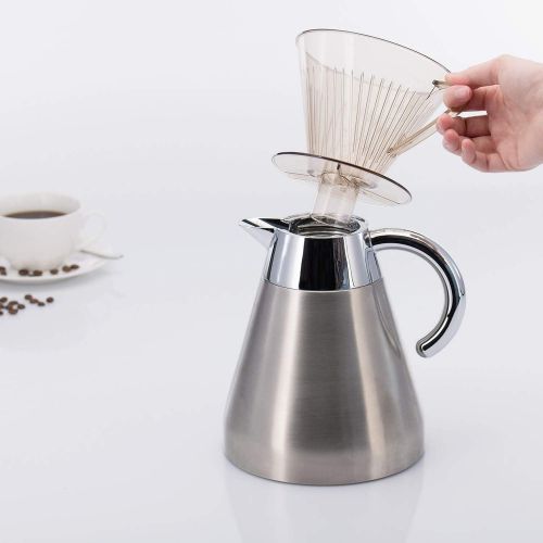  Westmark Kaffeefilter/Filterhalter, Fuer bis zu 2 Tassen Kaffee, Filtergroesse 2, Kunststoff, Two, Schwarz, 24422261