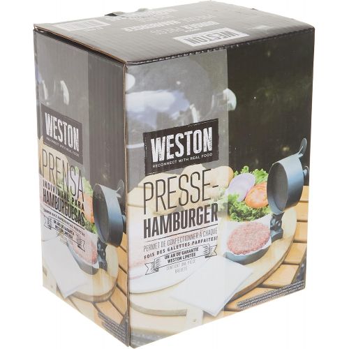  Weston Burger Hamburger Press , Makes 4 1/2 Patties, 1/4lb to 3/4lb