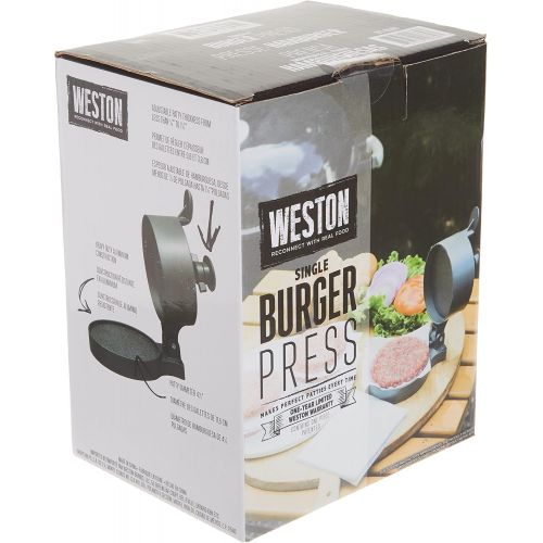  Weston Burger Hamburger Press , Makes 4 1/2 Patties, 1/4lb to 3/4lb