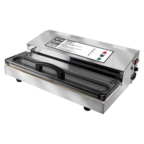  Weston Brands Vacuum Sealer Machine for Food Preservation & Sous Vide, Extra-Wide Bar, Sealing Bags up to 16, 935 Watts, Commercial Grade Pro 2300 Stainless Steel