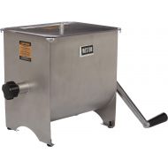 Weston Stainless Steel Meat Mixer, 44-Pound Capacity (36-2001-W), Removable Mixing Paddles
