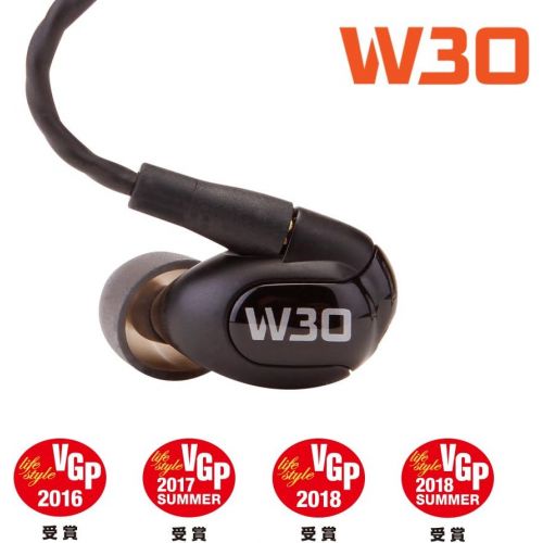  Westone W10 Single-Driver True-Fit Earphones with MMCX Audio Cable and 3 Button MFi Cable with Microphone