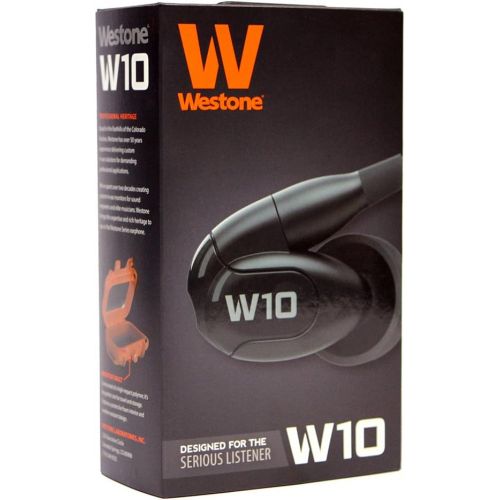  Westone W10 Single-Driver True-Fit Earphones with MMCX Audio Cable and 3 Button MFi Cable with Microphone