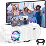 WiFi Projector, Weton 2021 Upgraded 5500 Lumens Portable Mini Projector for iphone,Full HD1080P Supported Wireless Movie Projector, Home Video Projector Compatible with Smartphones