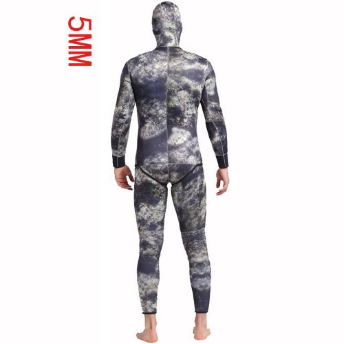  Wetsuit 2 Piece Mens Spearfishing Camouflage Camo 3mm/5mm Jumpsuit Fullsuit Diving, Snorkeling & Swimming