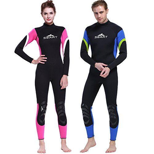  Men and Women 3mm Full Suit Flatlock Stitching Jumpsuit Wetsuits Full Body Sports Skins - Diving, Snorkeling & Swimming