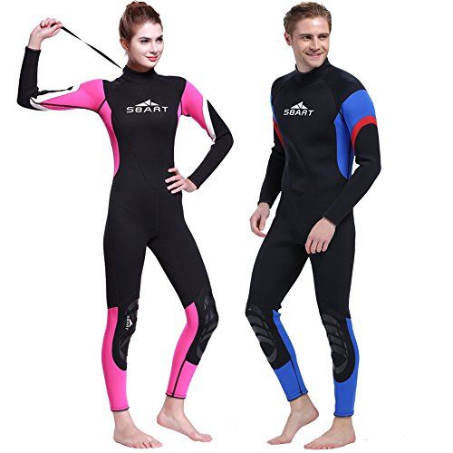  Men and Women 3mm Full Suit Flatlock Stitching Jumpsuit Wetsuits Full Body Sports Skins - Diving, Snorkeling & Swimming