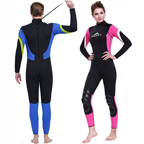  Men and Women 3mm Full Suit Flatlock Stitching Jumpsuit Wetsuits Full Body Sports Skins - Diving, Snorkeling & Swimming