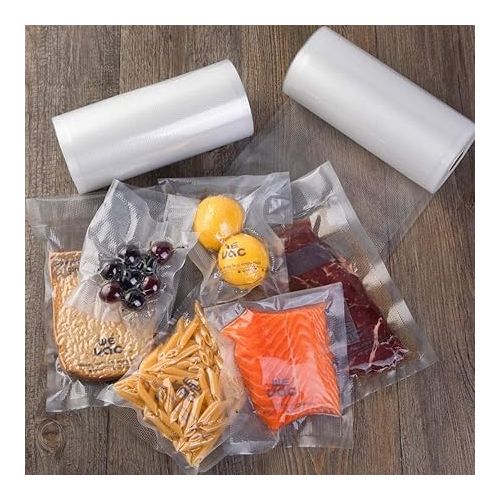  Wevac Vacuum Sealer Bags 11x50 Rolls 2 pack for Food Saver, Seal a Meal, Weston. Commercial Grade, BPA Free, Heavy Duty, Great for vac storage, Meal Prep or Sous Vide