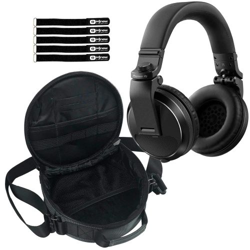  [아마존베스트]Clutch Pioneer DJ HDJ-X5 Professional Over-Ear Black DJ Headphones w Carry Case