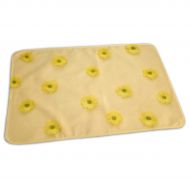 [아마존베스트]Whages Personalized Lovely Baby Reusable Waterproof Portable Yellow Daisies Laid On Yellow Surface Changing Pad Home Travel 27.5”x19.7”