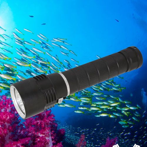  UV LED Diving Flashlight, Whaitfire Magnetic Control Switch Underwater Lamp Light, Professional Ultra-Bright 1500 Lumens,3-UV LED Torch (Scuba, Submarine, Camping, Security, Emerge
