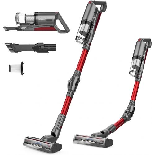  Cordless Vacuum Cleaner, whall 25kPa Suction 4 in 1 Foldable Cordless Stick Vacuum Cleaner, 280W Brushless Motor 55 Mins Runtime, Lightweight Handheld Vacuum for Home Hard Floor Ca