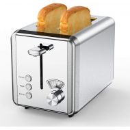 [아마존베스트]Toasters 2 Slice Best Rated Prime, whall Stainless Steel,Bagel Toaster - 6 Bread Shade Settings,Bagel/Defrost/Cancel Function,1.5in Wide Slots,Removable Crumb Tray,for Various Brea