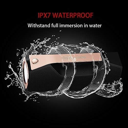  Wharfedale Portable Bluetooth 4.2 Speaker with Loud Stereo Sound,Waterproof,Rich Bass, 20-Hour Playtime,50 ft Bluetooth Range, Perfect Bluetooth Speaker for iPhone, Samsung and Mor