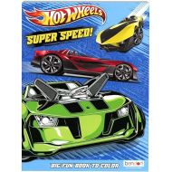 Hot Wheels Super Speed Coloring Book - Big Fun Book to Color Hot Wheels Coloring Book, Boys Arts and Crafts Activity Coloring for Kids Birthday, Party Favors 80 Coloring Pages