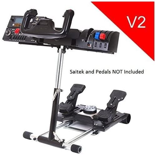  Wheel Stand Pro S Compatible With Saitek Logitech Pro Flight/Cessna Yoke System; Yoke Support; Deluxe V2; Wheel Stand Only Flight System Not included.