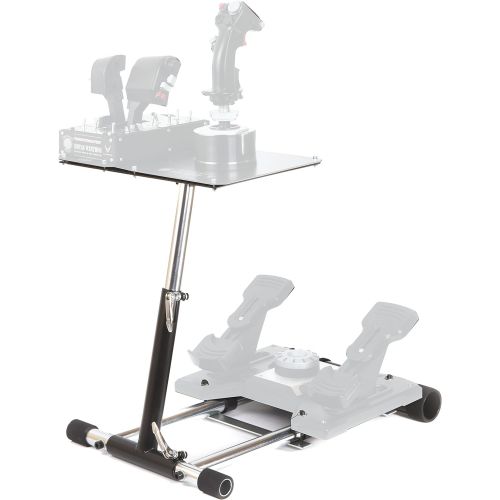  Wheel Stand Pro Warthog Compatible With Thrustmaster HOTAS WARTHOG, Saitek X -55/56, X52/X52Pro, Pro Flight Rudders and MGF Crosswind - Deluxe V2. Wheelstand Only. Flight Stick/Ru